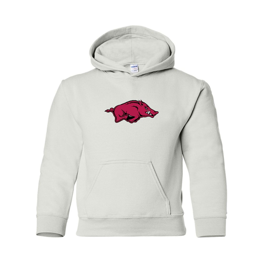 Youth  Arkansas Razorbacks  Gildan Heavy Blend  Hooded Sweatshirt