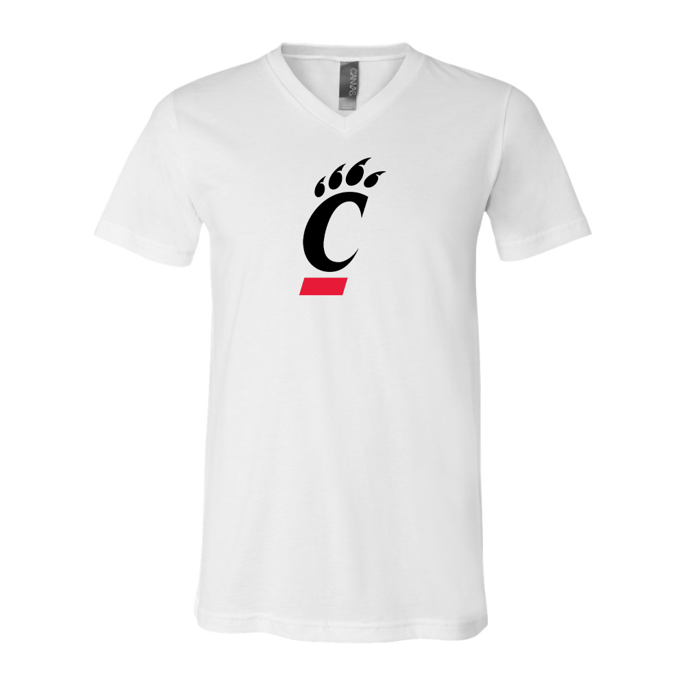 Cincinnati Bearcats BELLA  CANVAS - Jersey V-Neck T-Shirt