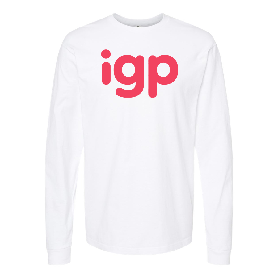 Men's Indian Gifts Portal  Logo Cotton Long Sleeve T-Shirt