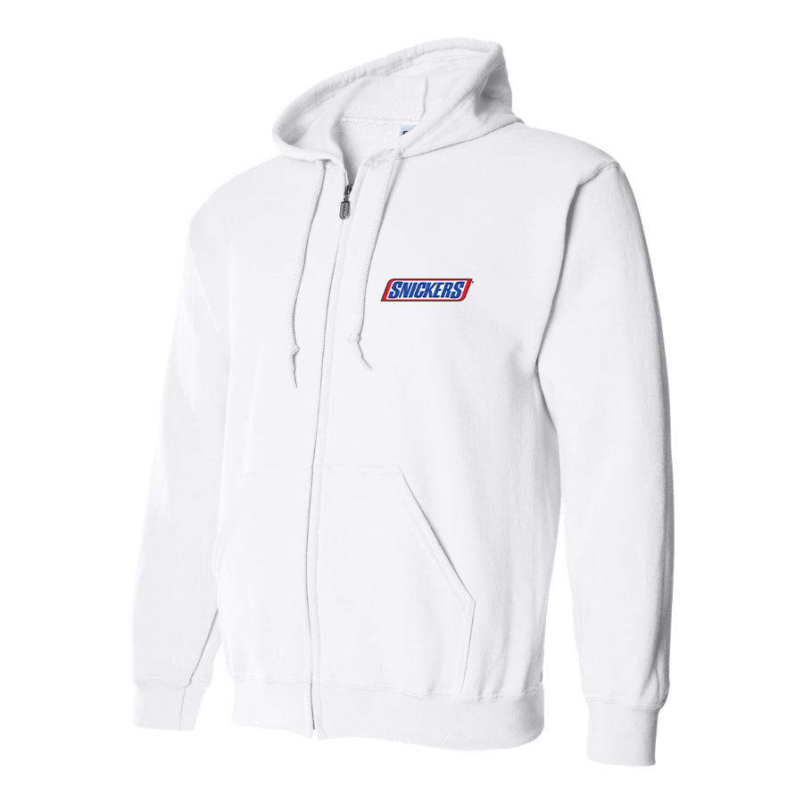 Men's Snickers Logo Zipper Hoodie