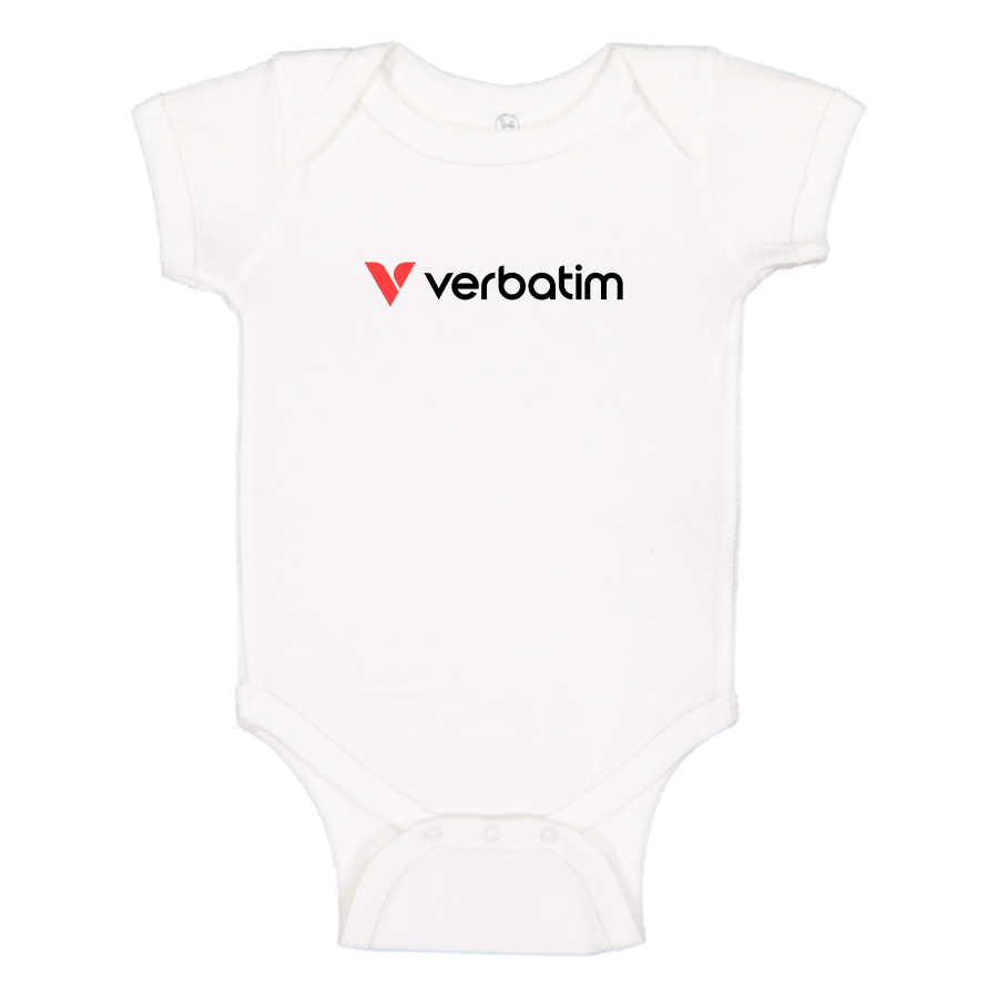 Verbatim Logo Baby Onesie Romper