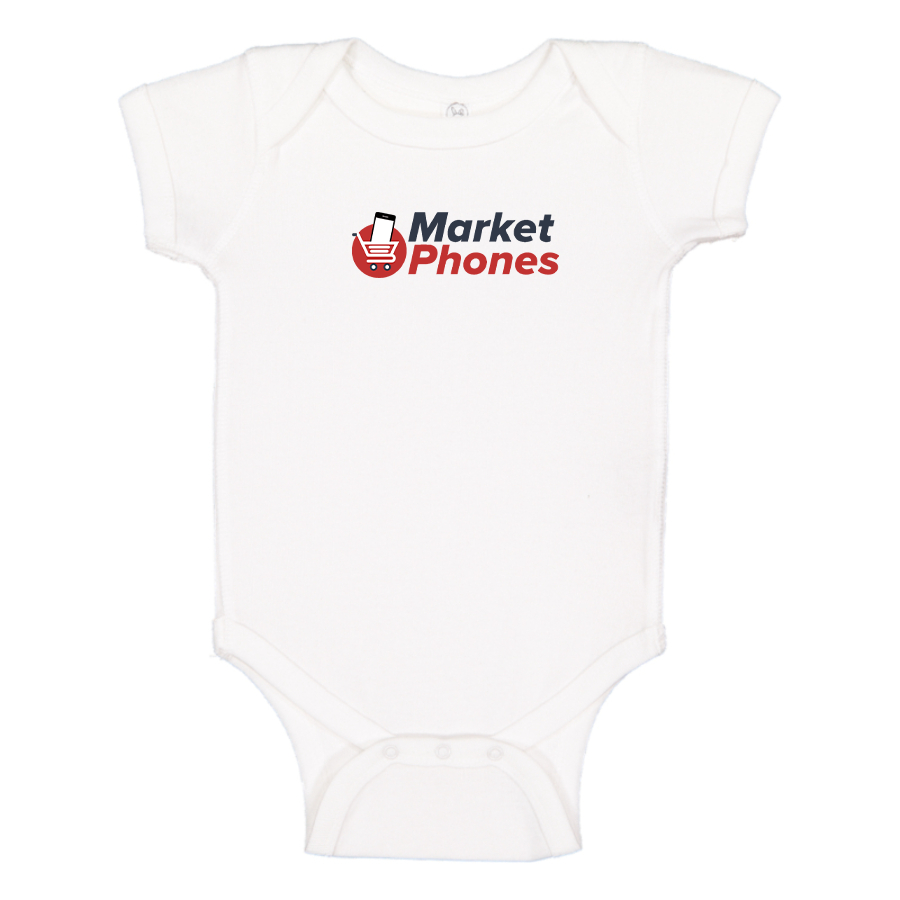 MarketPhones.com Logo Baby Onesie Romper