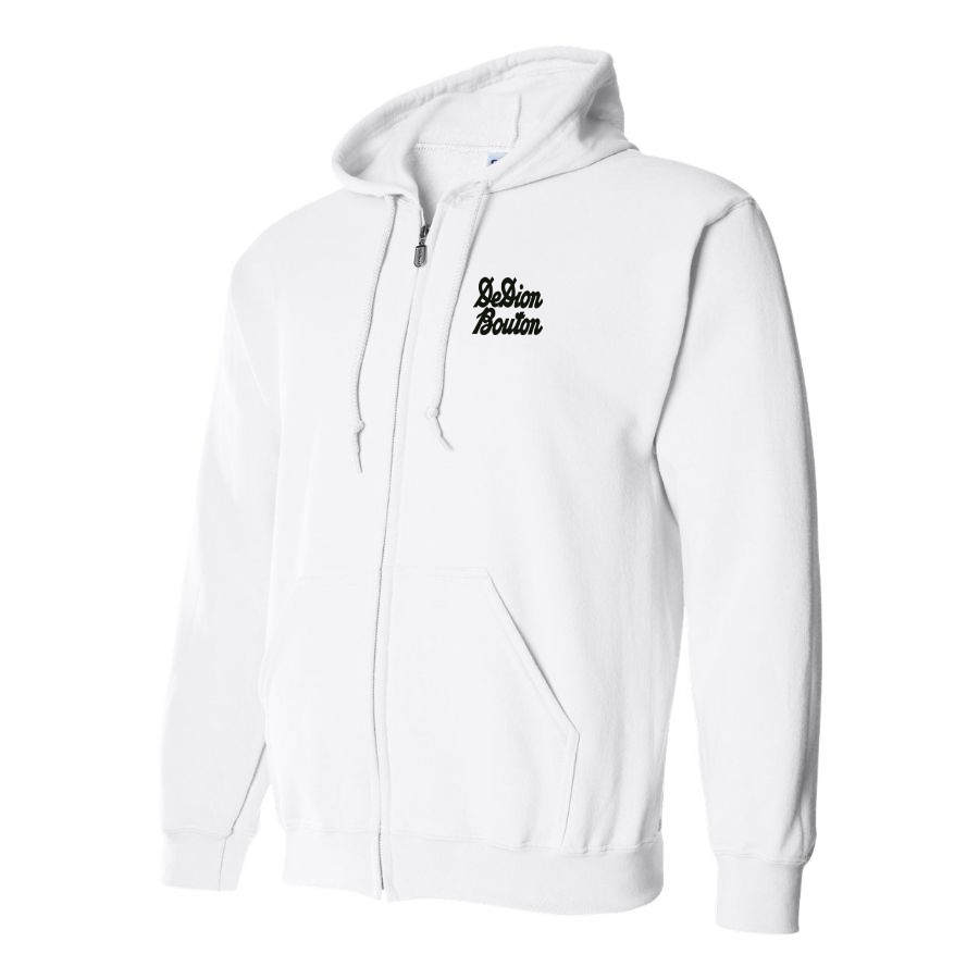 Men's De Dion Bouton Logo Zipper Hoodie