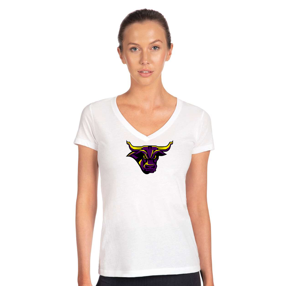 Women's Minnesota State Mavericks Next Level V-Neck T-Shirt