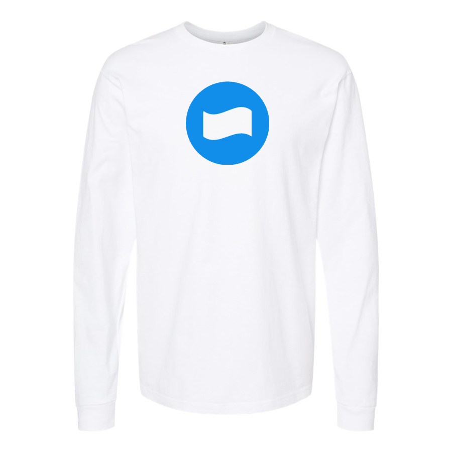 Men's Dana  Logo Cotton Long Sleeve T-Shirt