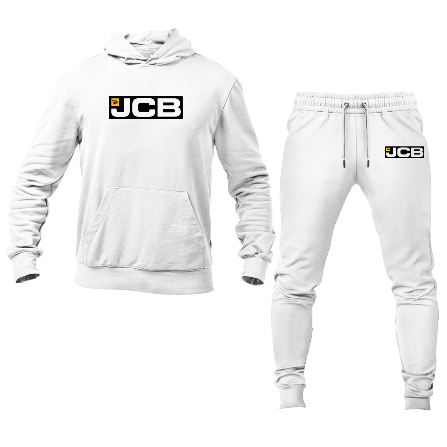 Men's JCB Logo Hoodie Joggers Set