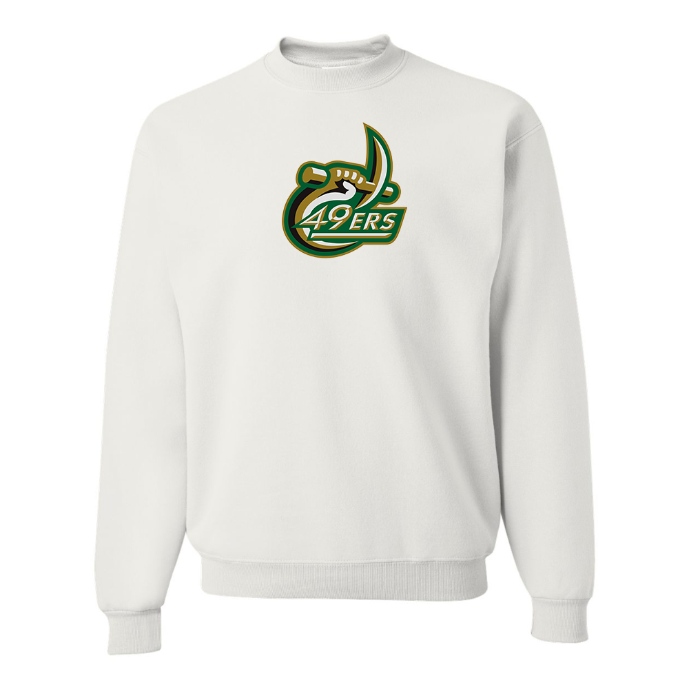 Men's  Charlotte 49ers JERZEES NuBlend Crewneck Sweatshirt