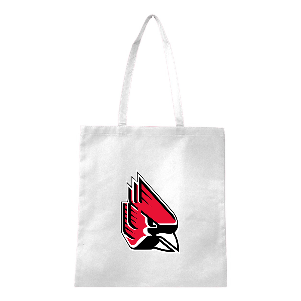The   Ball State Cardinals Q-Tees Non-Woven  Tote