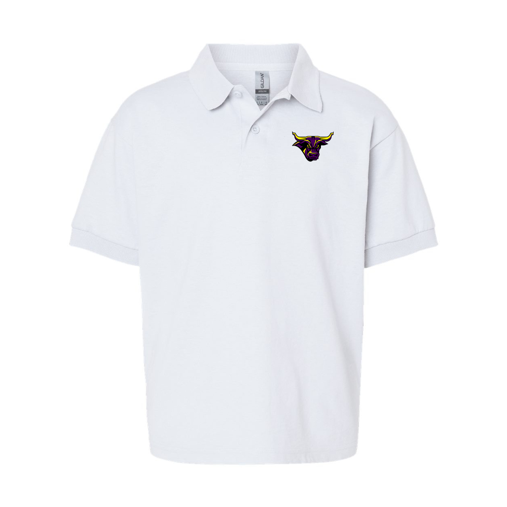 Youth Minnesota State Mavericks Gildan Dry Blend Jersey Polo