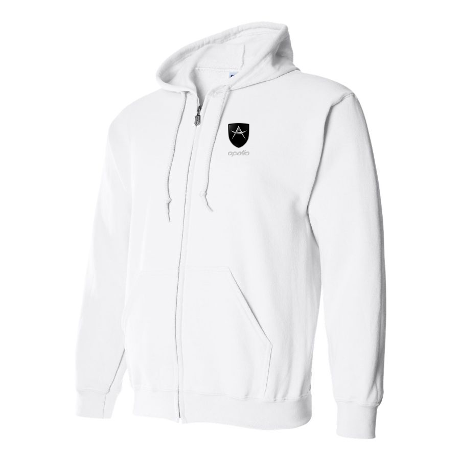 Men's  Apollo Logo Zipper Hoodie