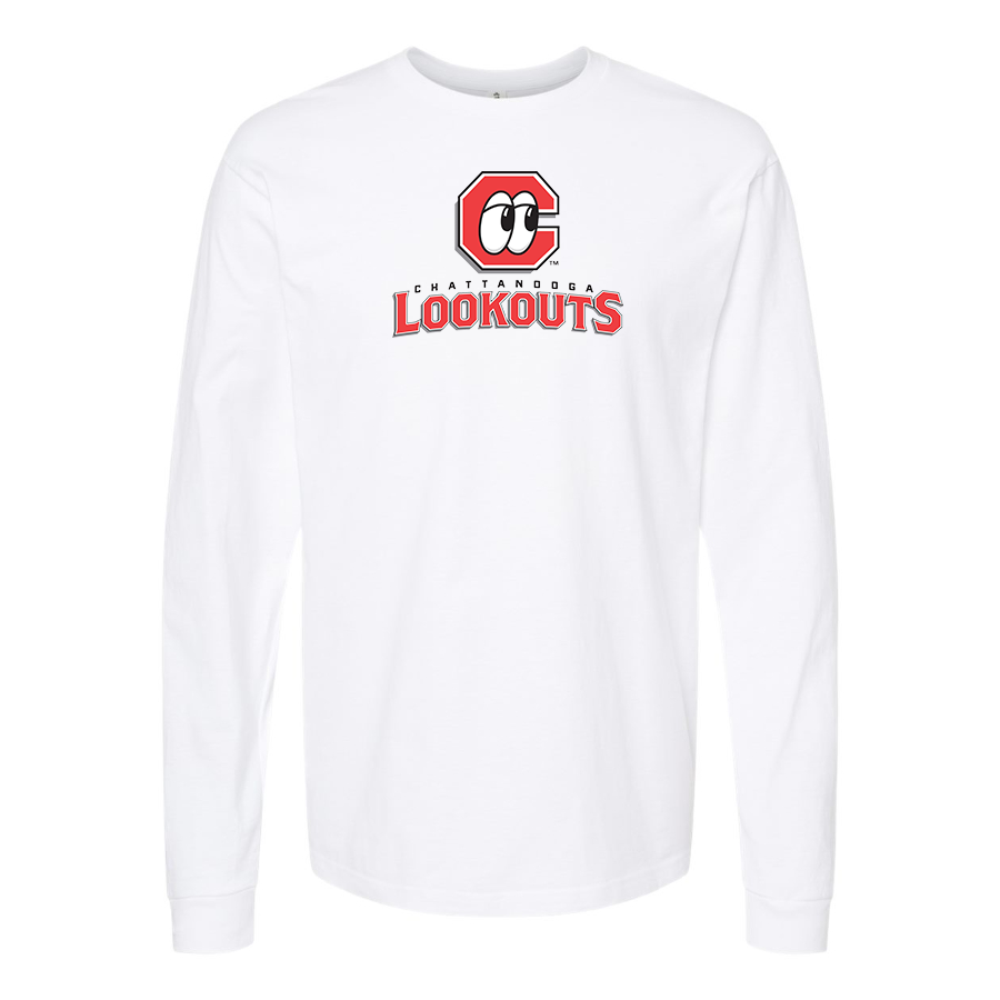 Men's Chattanooga Lookouts  Logo Cotton Long Sleeve T-Shirt