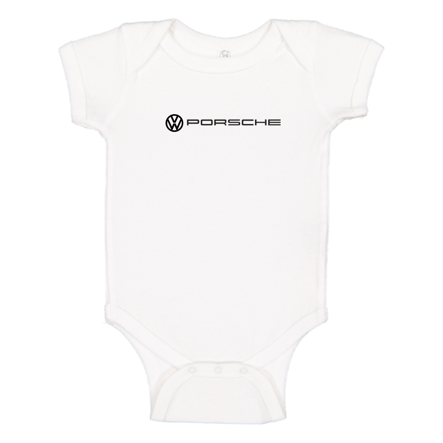 VW Porsche Logo Baby Onesie Romper
