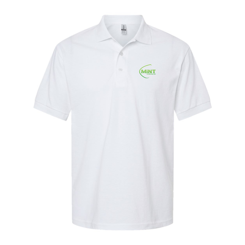 Men's Mint Radio Logo Dry Blend Polo