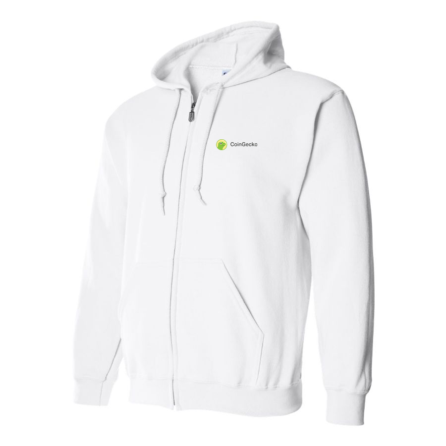 Men's CoinGecko Logo Zipper Hoodie