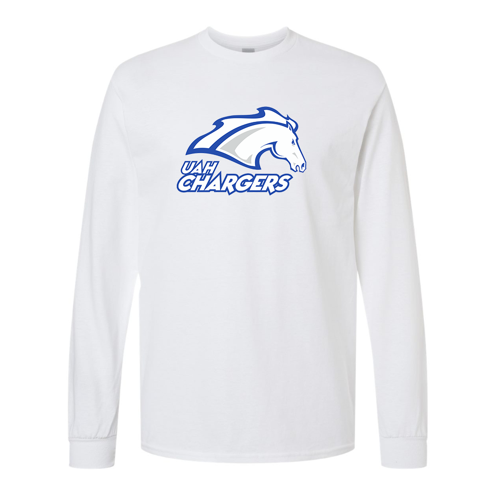 Men's Alabama Huntsville Chargers Gildan Heavy Cotton Long Sleeve T-Shirt