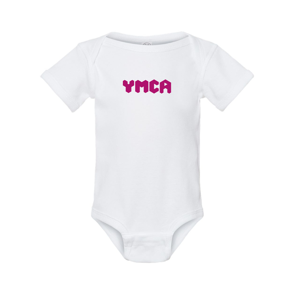 YMCA Mauve Rabbit Skins Infant Baby Rib Bodysuit