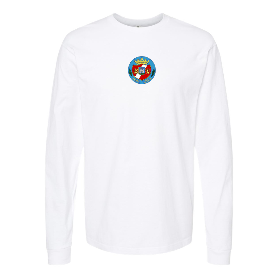 Men's Alba Regia Logo Cotton Long Sleeve T-Shirt