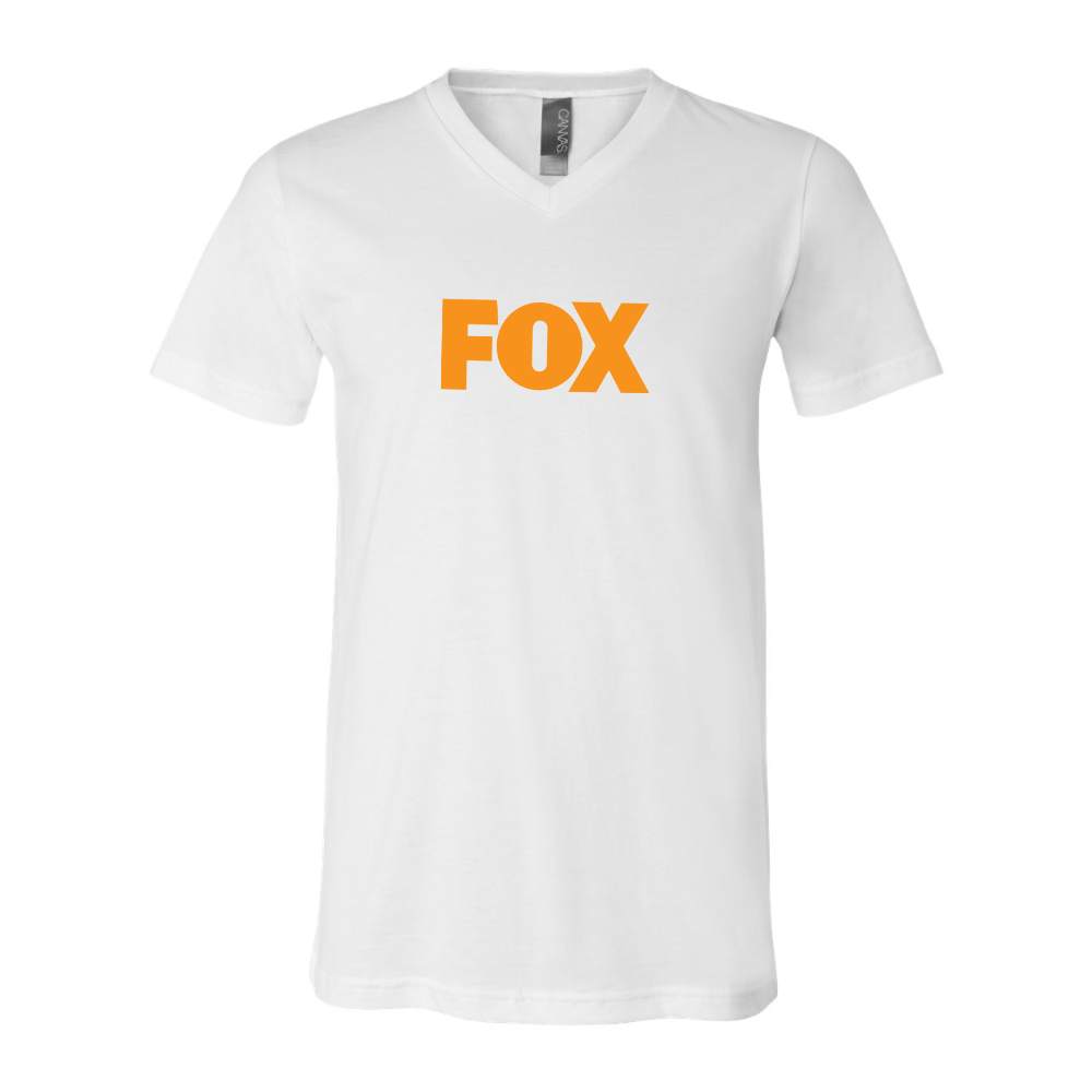 Fox BELLA  CANVAS - Jersey V-Neck T-Shirt