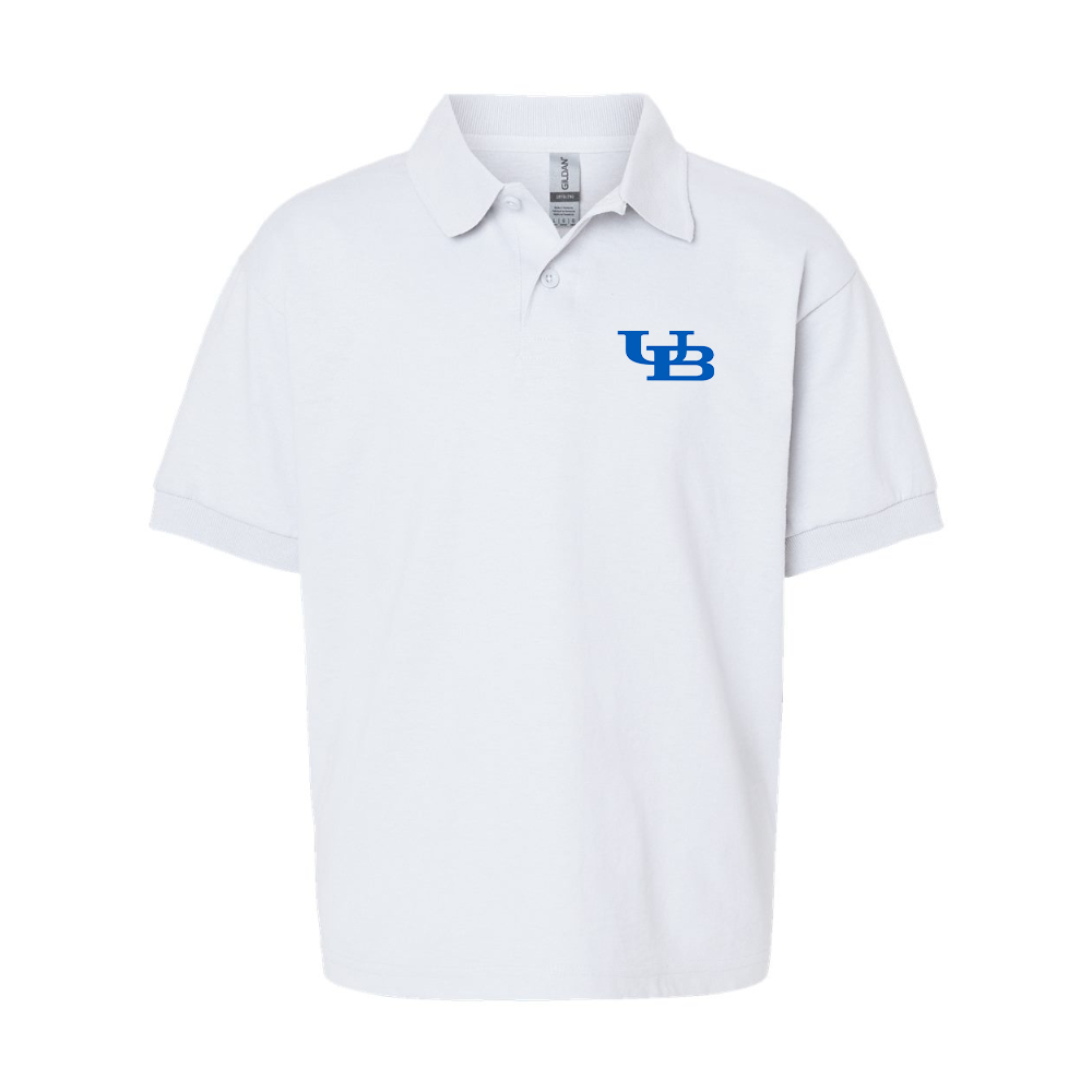 Youth Buffalo Bulls  Gildan Dry Blend Jersey Polo