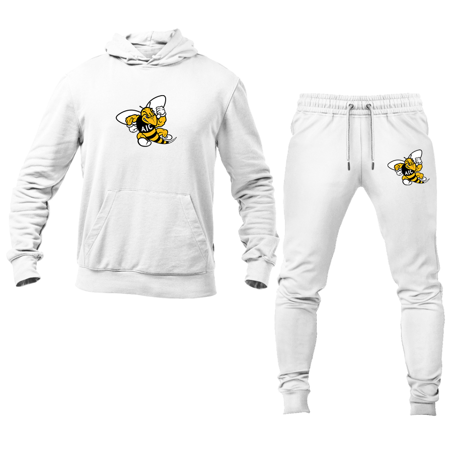 Men's AIC Yellow Jackets Hoodie Joggers Set