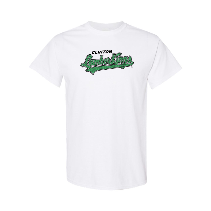 Men's Clinton LumberKings  Logo Cotton T-Shirt