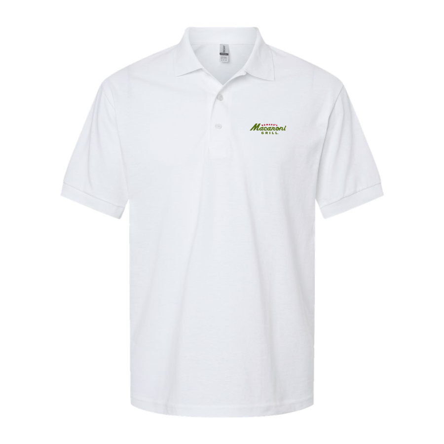 Men's  Romano_s Macaroni Grill  Logo Dry Blend Polo