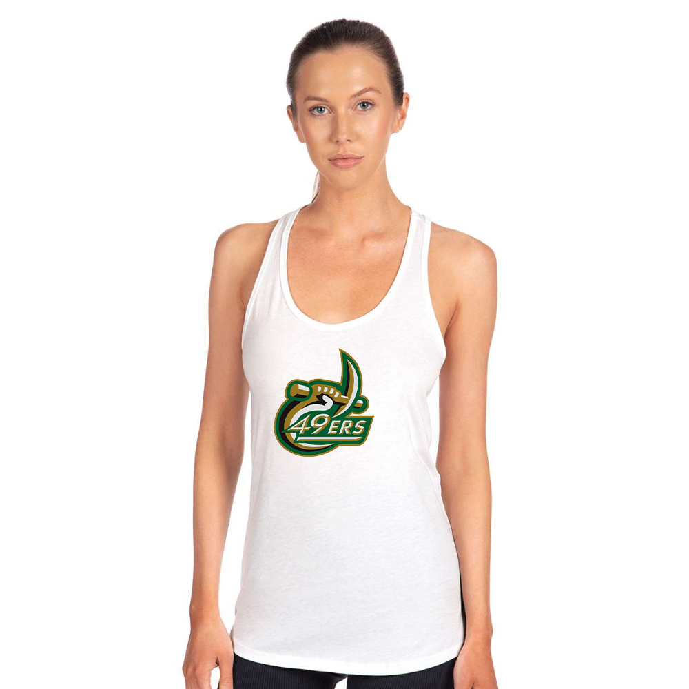 Women's Charlotte 49ers Next Level Ideal Racerback Tank