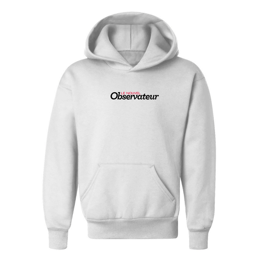 Youth Le Nouvel Observateur Logo Pullover Hoodie
