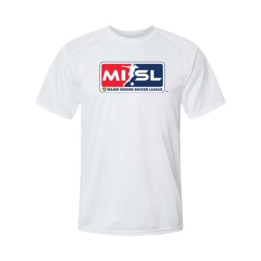 Men's Major Indoor Soccer League Logo Performance T-Shirt