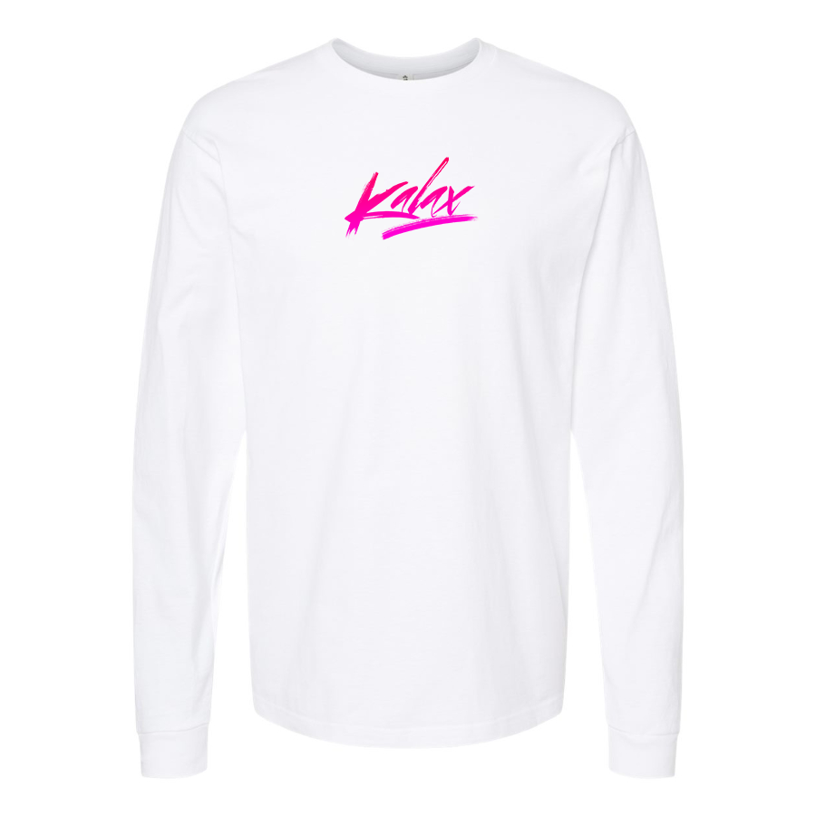 Men's  Kalax Logo  Cotton Long Sleeve T-Shirt
