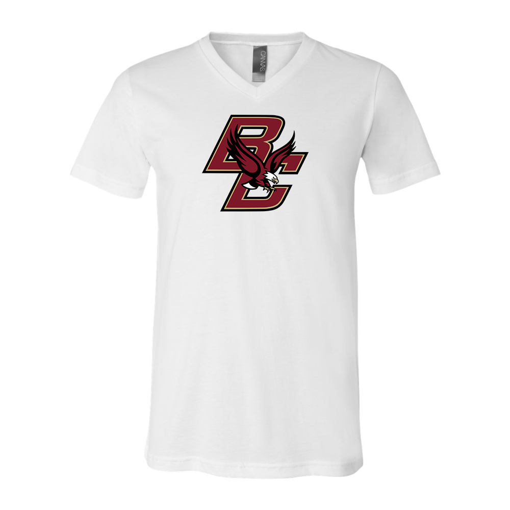 Boston College Eagles   BELLA  CANVAS - Jersey V-Neck T-Shirt