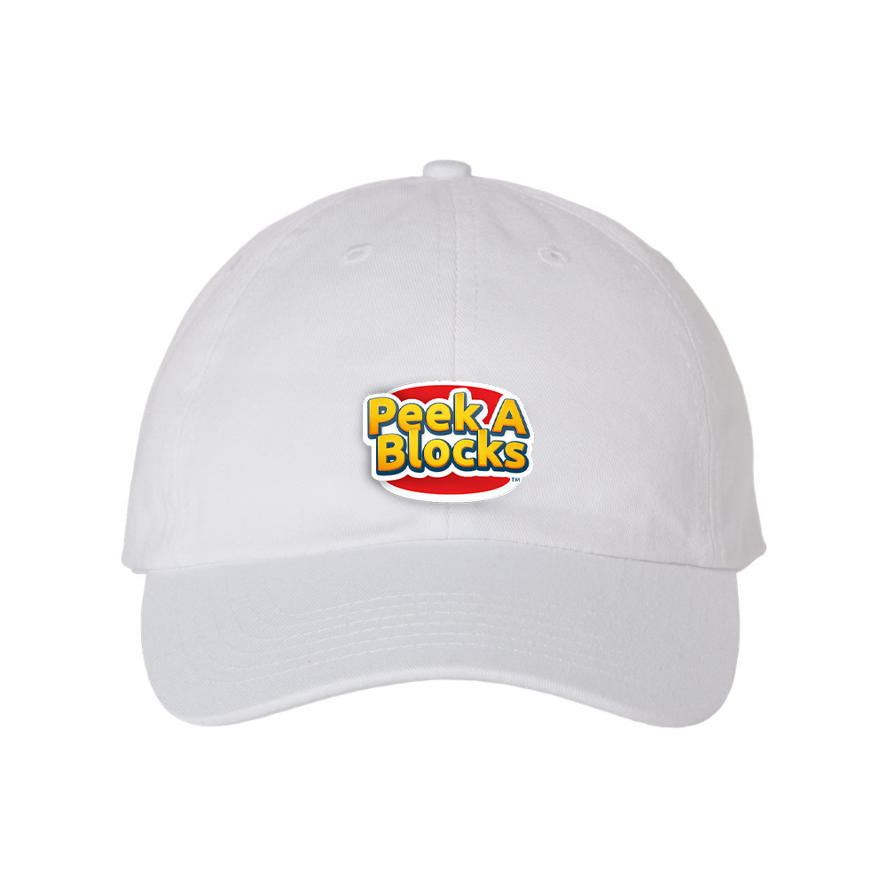 Peek A Blocks  Valucap Adult Bio-Washed Classic Dad Hat