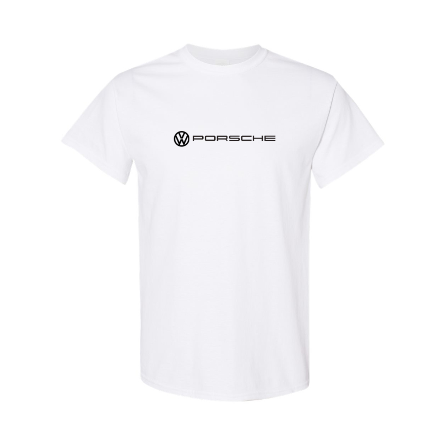 Men's VW Porsche Logo Cotton T-Shirt