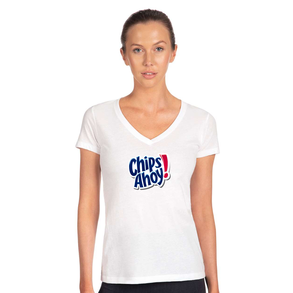 Women's Chips Ahoy Next Level V-Neck T-Shirt