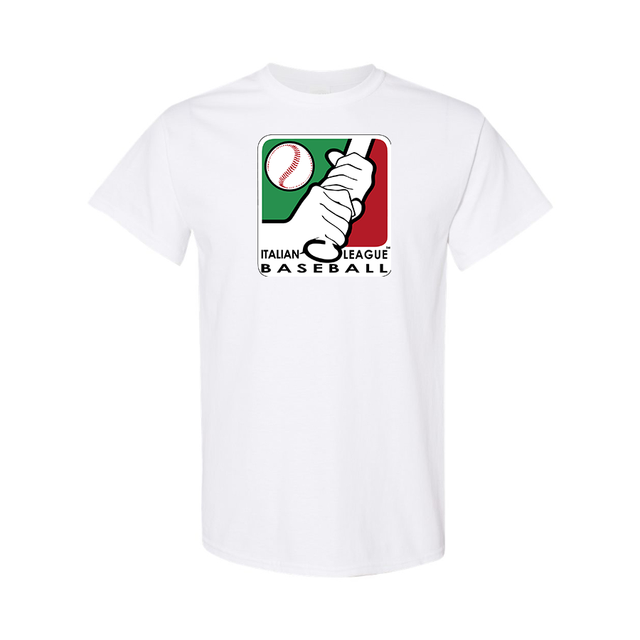 Men's Italian Baseball League Logo Cotton T-Shirt