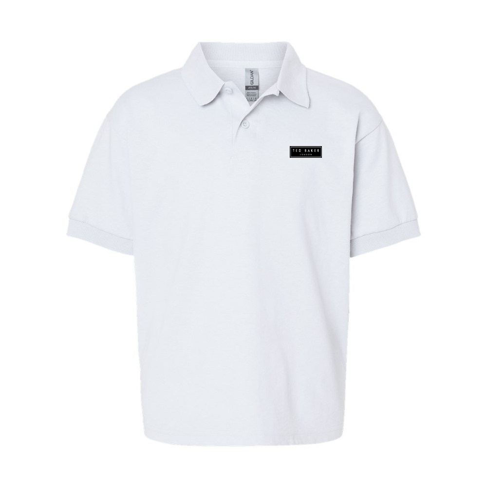 Youth    Ted Baker  Gildan Dry Blend Jersey Polo