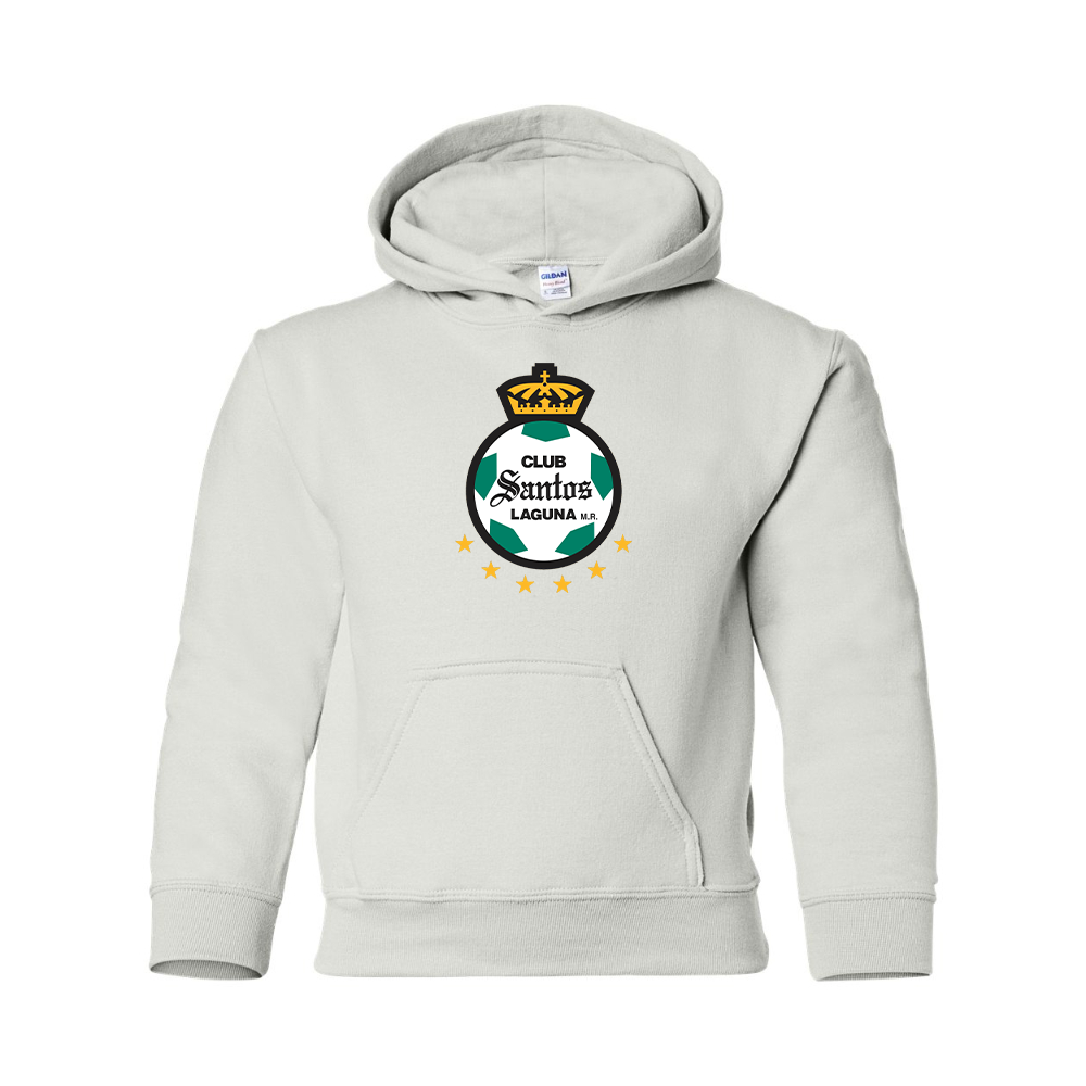 Youth Santos Laguna Soccer Gildan Heavy Blend  Hooded Sweatshirt