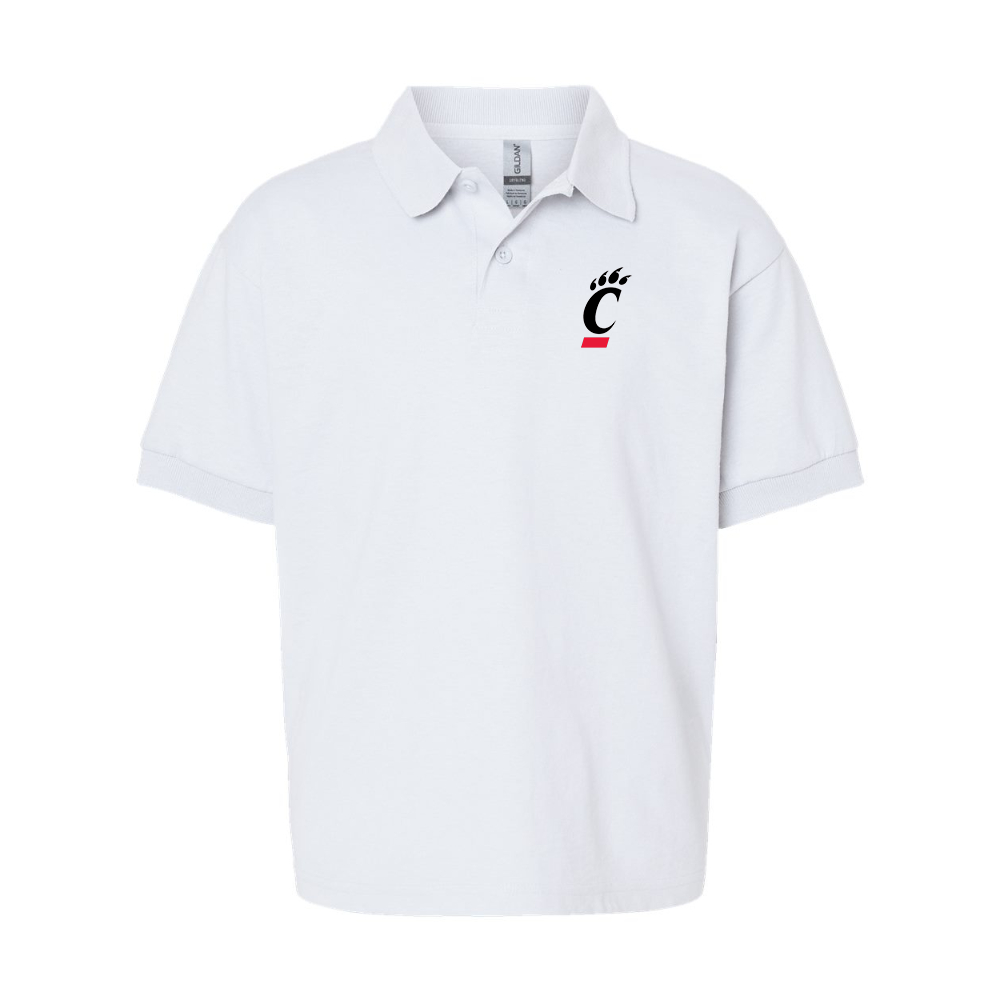 Youth Cincinnati Bearcats Gildan Dry Blend Jersey Polo