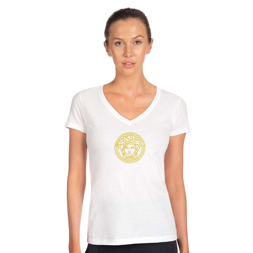 Women's   Versace Thumbnail  Next Level V-Neck T-Shirt