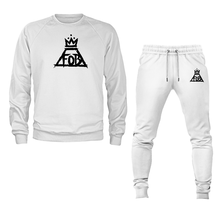 Men's Fall Out Boy  Crewneck Sweatshirt Joggers Suit