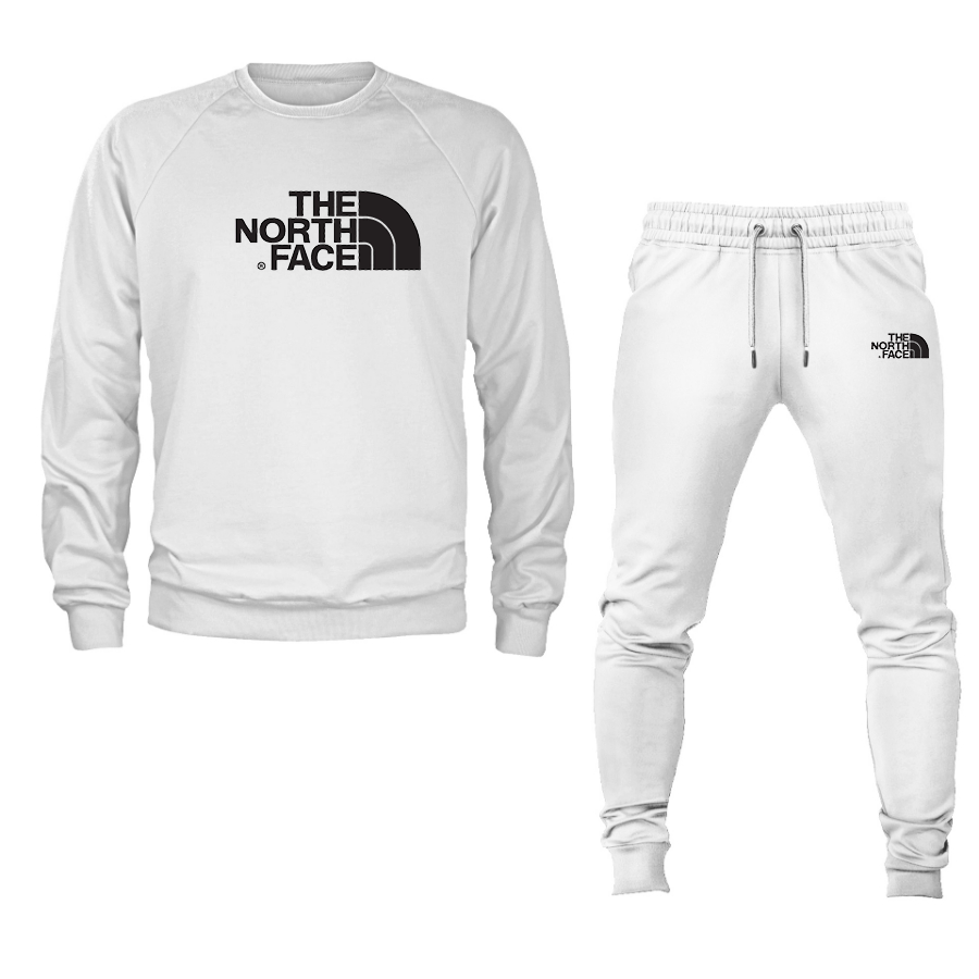 Men's  The North Face Black Crewneck Sweatshirt Joggers Suit
