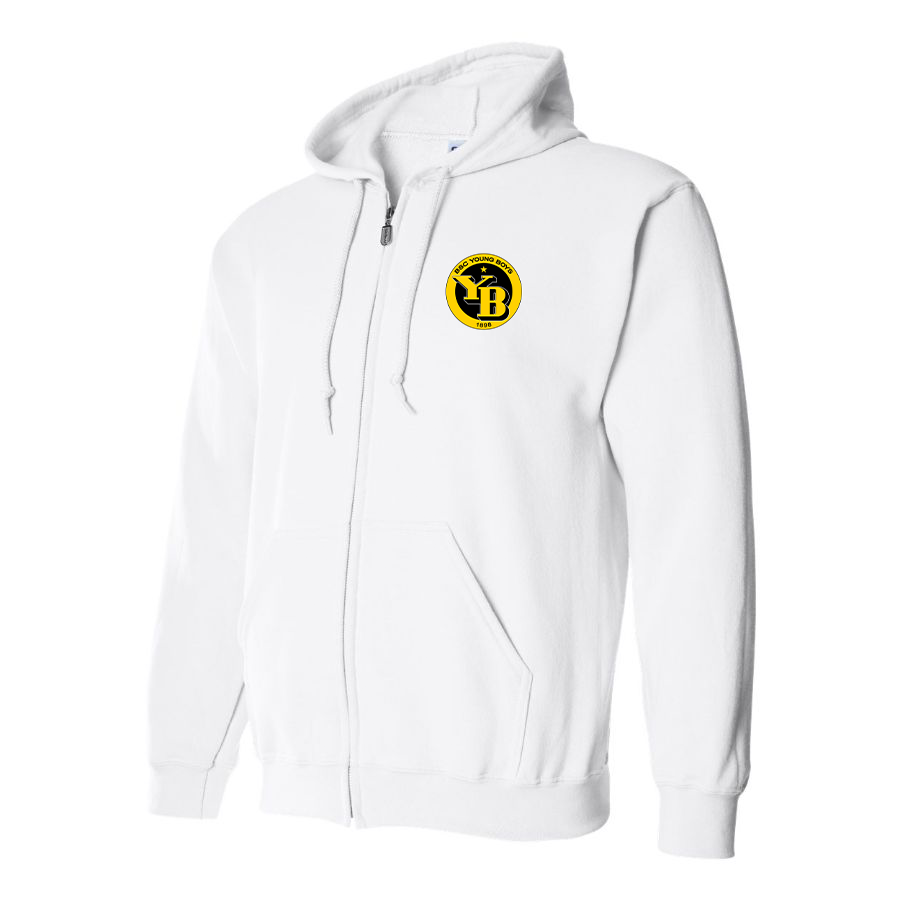 Men's Young Boys Soccer Zipper Hoodie