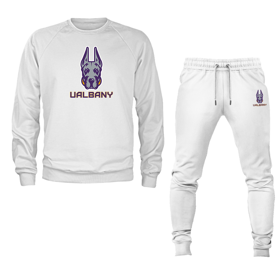 Men's Albany Great Danes Crewneck Sweatshirt Joggers Suit