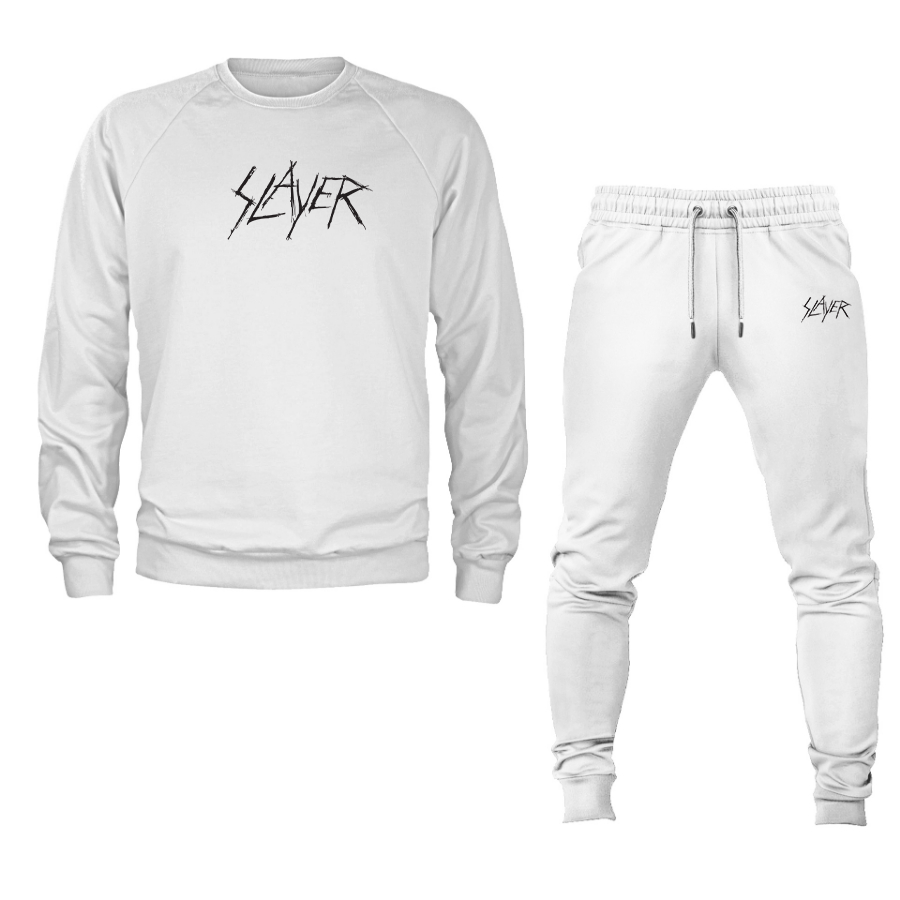 Men's  Slayer Carved Crewneck Sweatshirt Joggers Suit