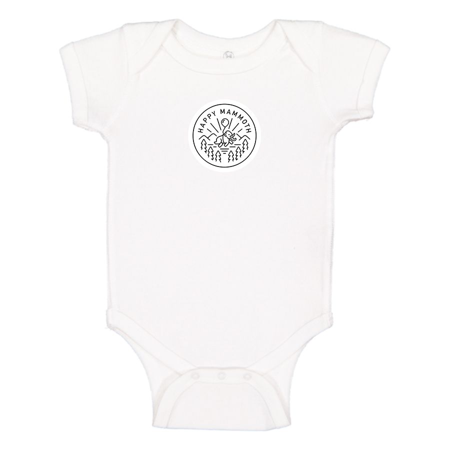 Happy Mammoth Logo Baby Onesie Romper