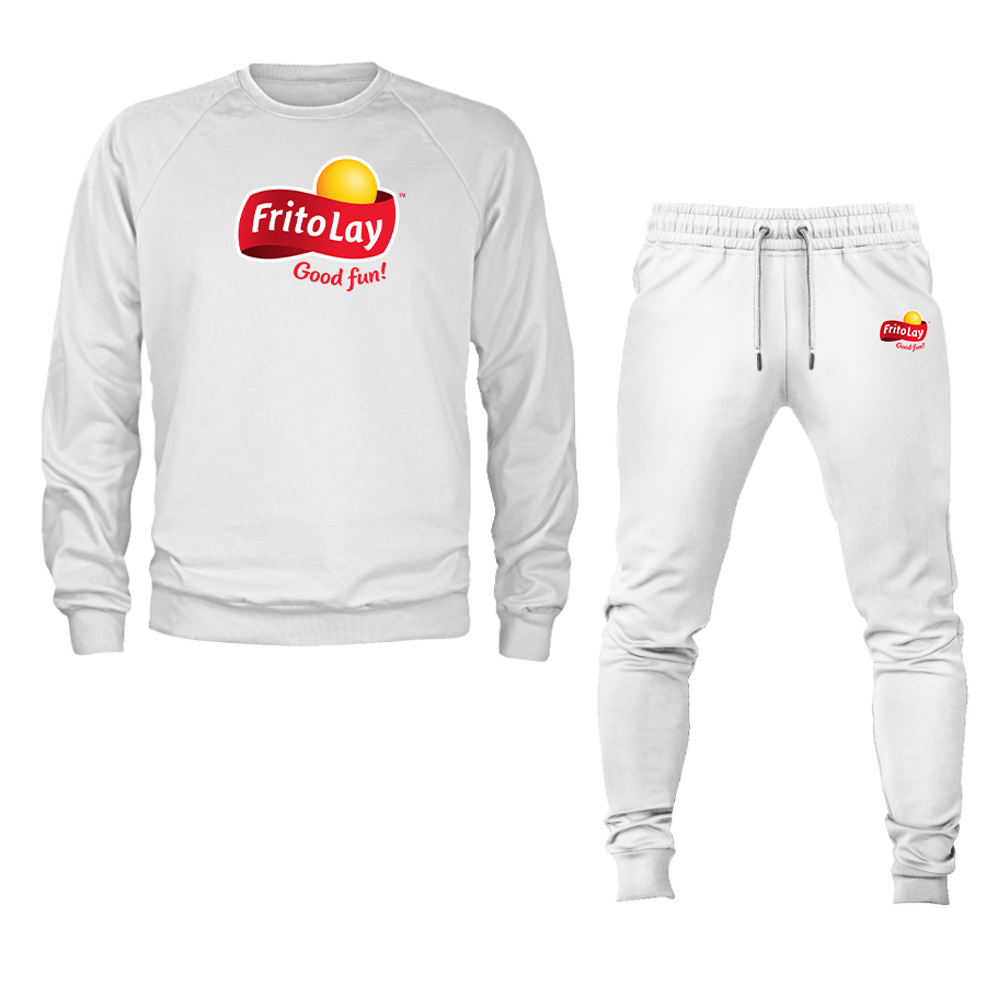 Men's Frito Lay Crewneck Sweatshirt Joggers Suit