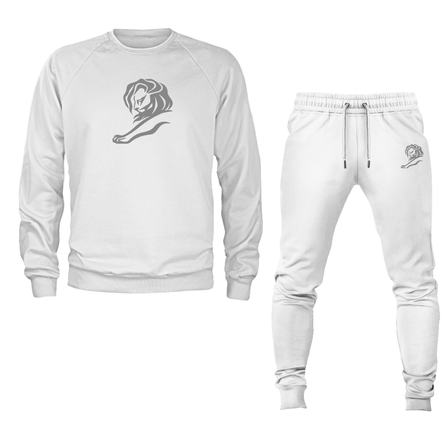 Men's Cannes Lions  Crewneck Sweatshirt Joggers Suit