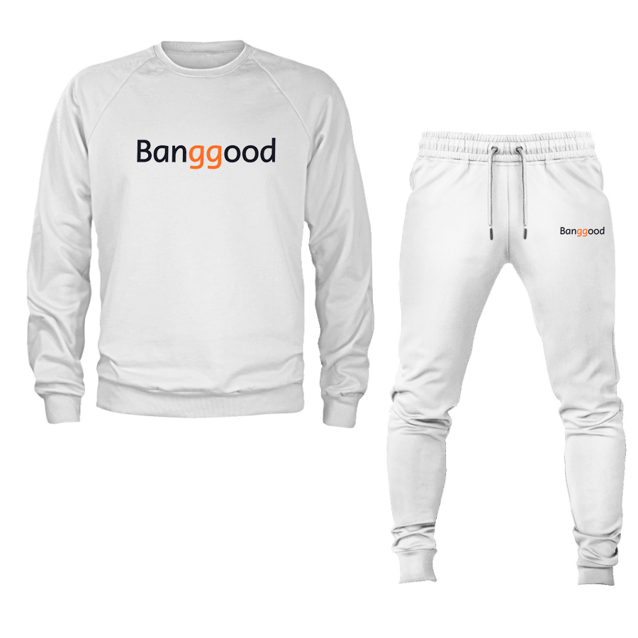 Men's Banggood  Crewneck Sweatshirt Joggers Suit