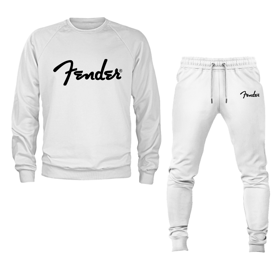 Men's Fender   Crewneck Sweatshirt Joggers Suit