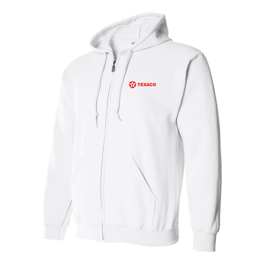 Men's Texaco Logo Zipper Hoodie